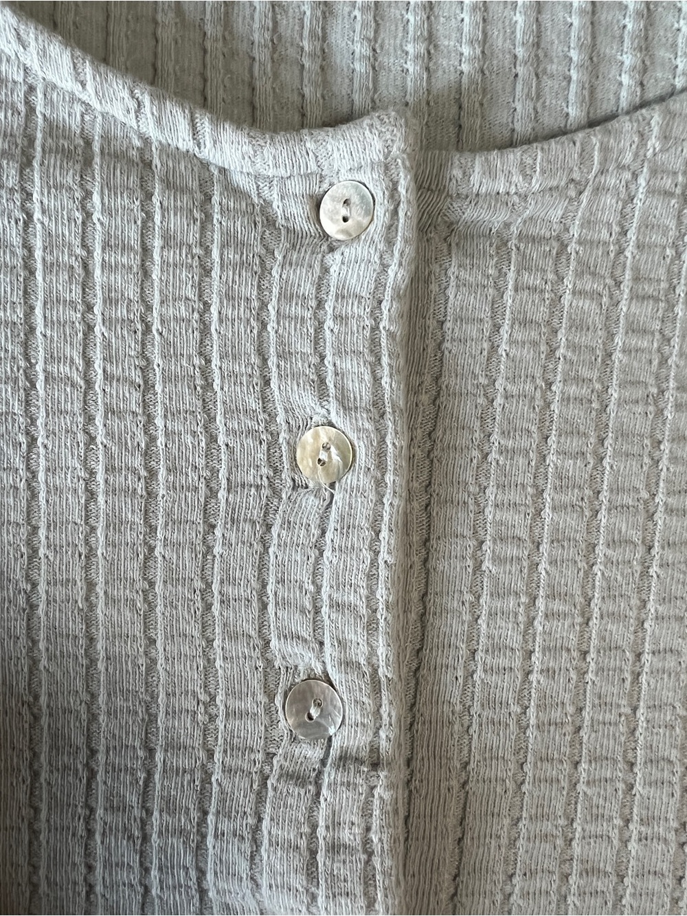 Mango Light Sage Ribbed Knit Top - Picture 9 of 14